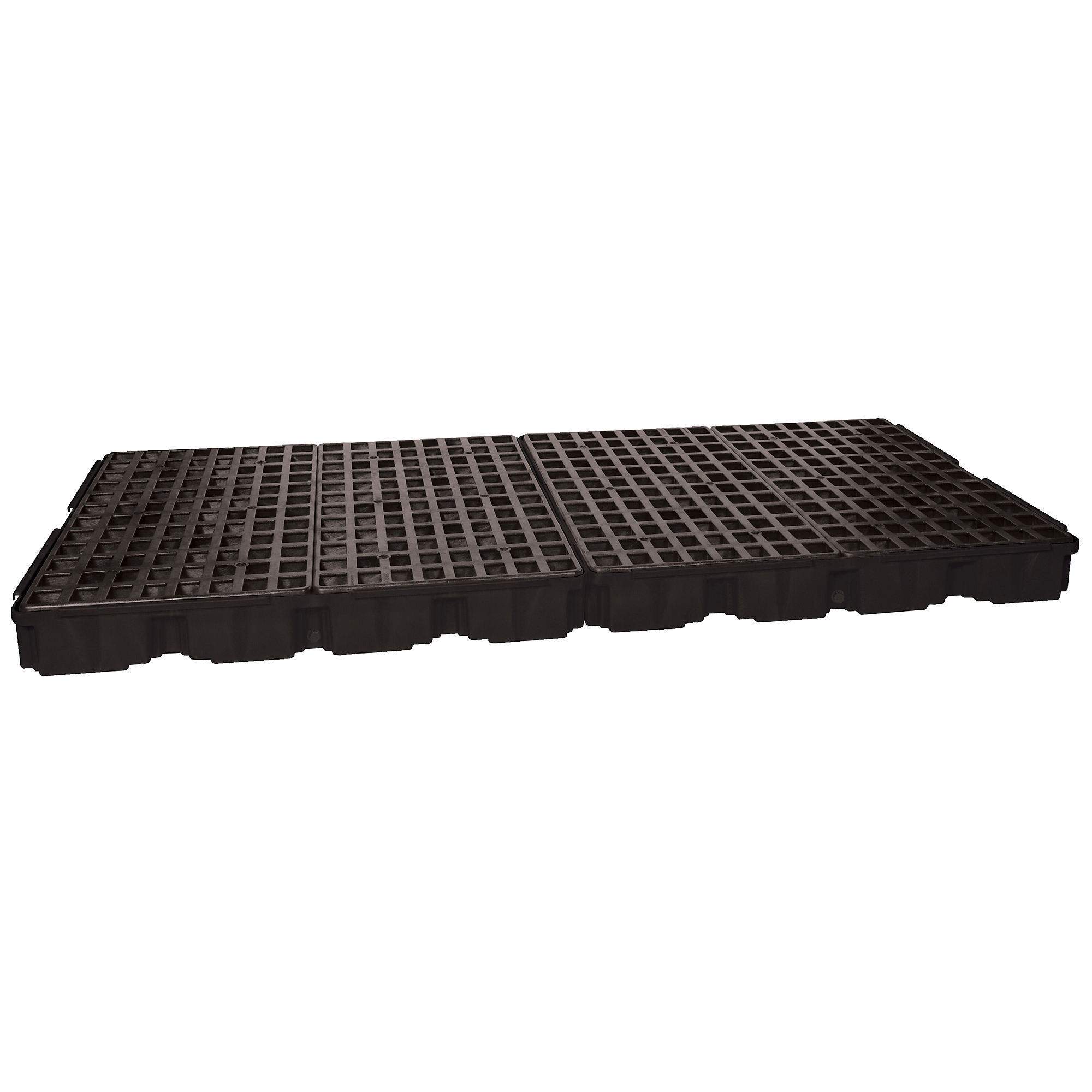Eagle Modular Spill Containment Platform — 121 Gallon Sump Capacity, 8 Drum, Black, With Drain, Model# 1688BD